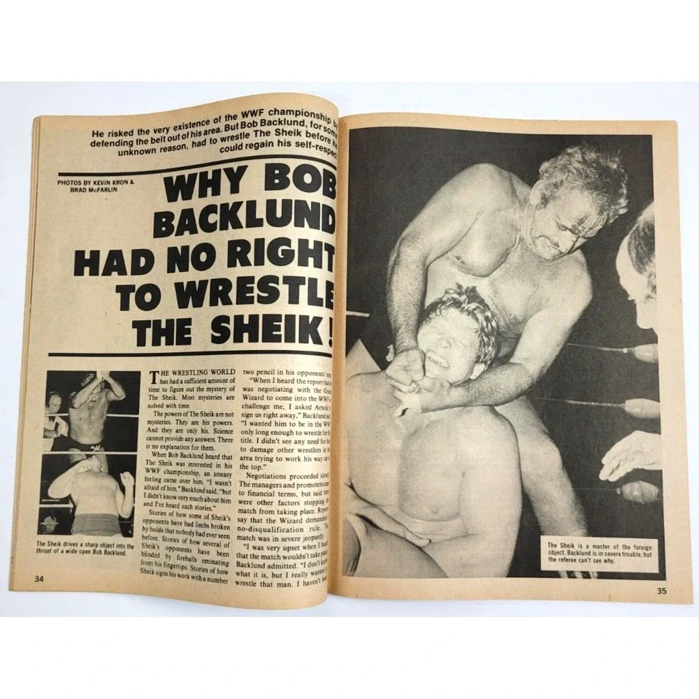 THE WRESTLER - JAN 1980 / BOB BACKLUND / HARLEY RACE‎ / RICKY STEAMBOAT
